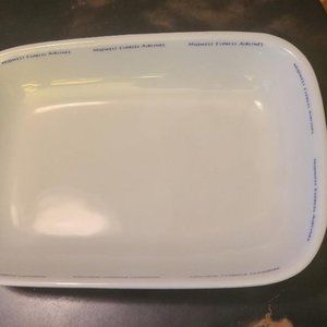 ✈️ Midwest Express Airlines Vintage Airplane Dish